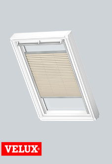 Flying Pleated, 1283 Light Beige - VELUX Loft Blind